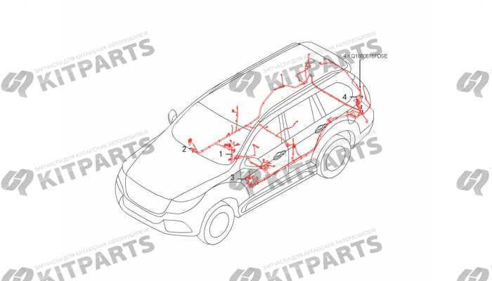 Проводка-рама Haval H9