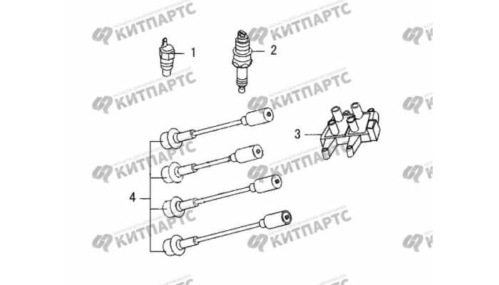 Катушка зажигания, провода, свечи Great Wall